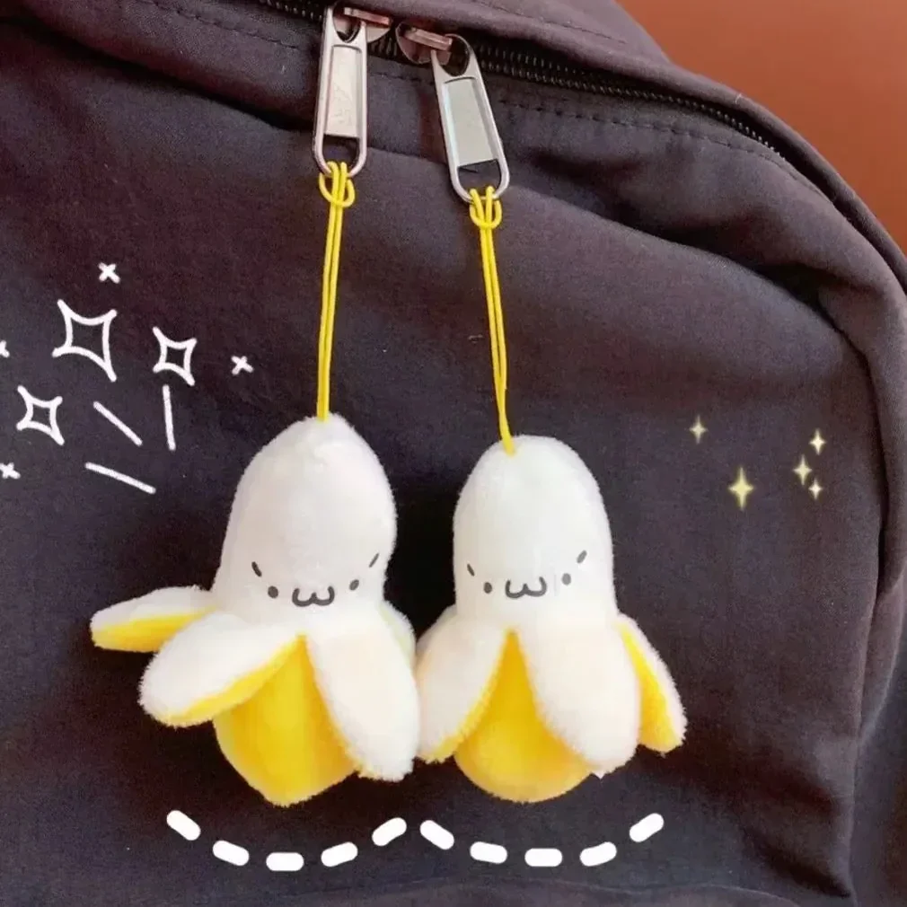 Peeled Banana Perfect Plush Keychain - Image 3