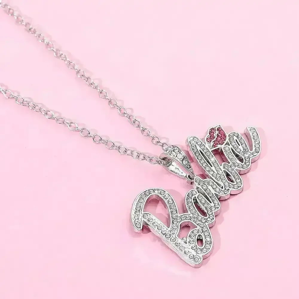 BRB Sparkling Pendant Necklace - Image 3