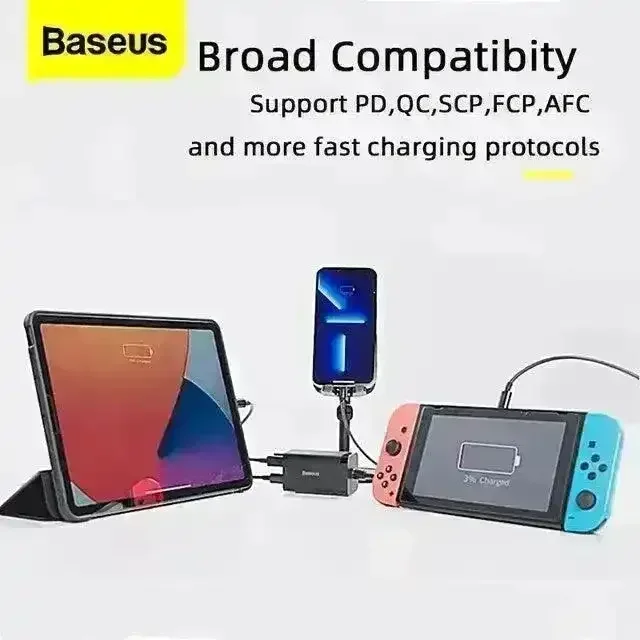 Baseus GaN QC 4.0 Desktop Charger 65W & 100W Models - Image 3