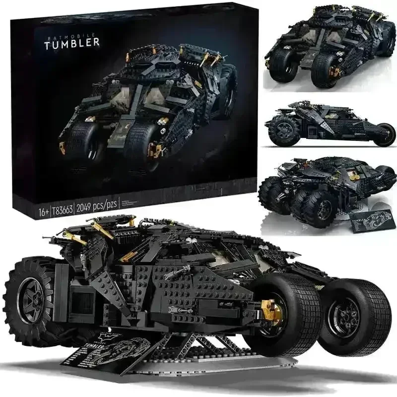 Batmobile & Batpod Tumbler Building Blocks - Image 2