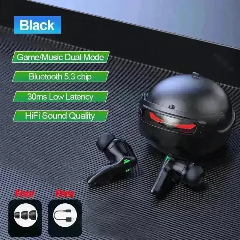 Battleground Helmet Camo TWS Gaming Earphones - Image 8