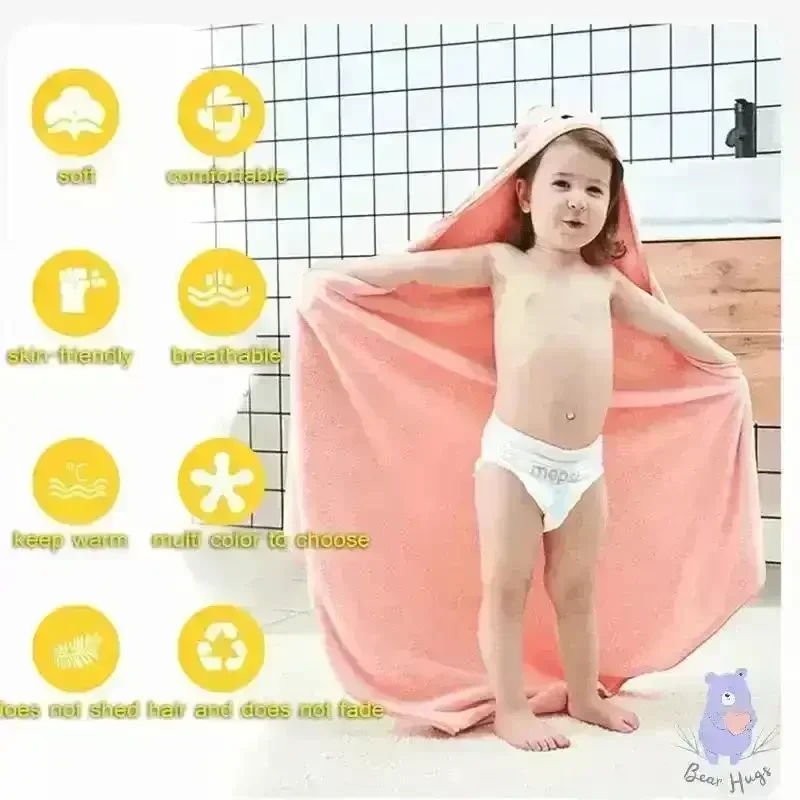 Bear Cub Baby Hooded Towel - Image 6