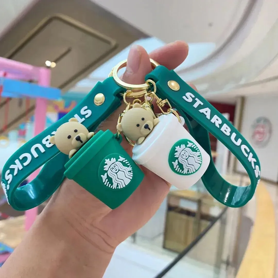 Bear-ista Brews Starbucks Cup Keychain - Image 2