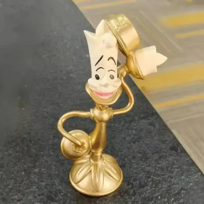 Beauty And The Beast Cogsworth Clock & Lumiere Candle Figurines - Image 4