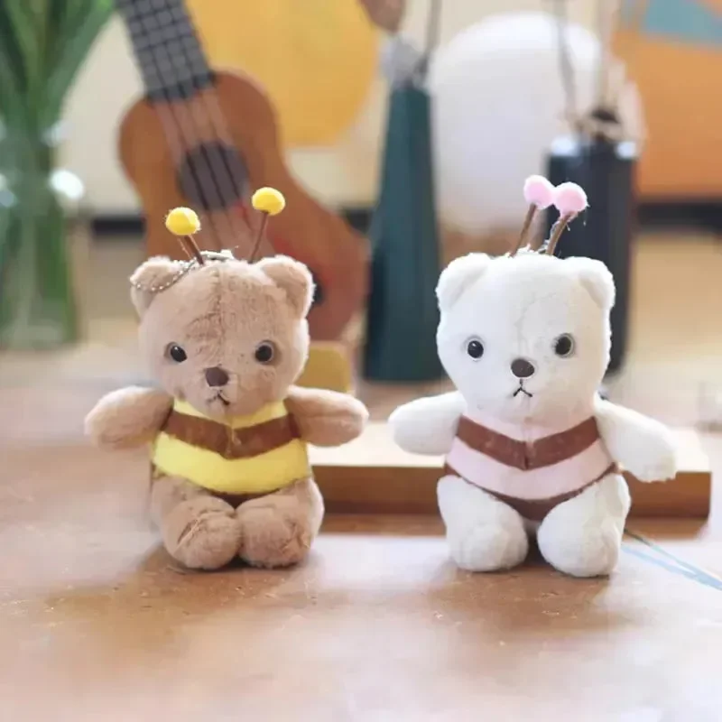 Bee-Loved Bear Plush Keychain - Image 2