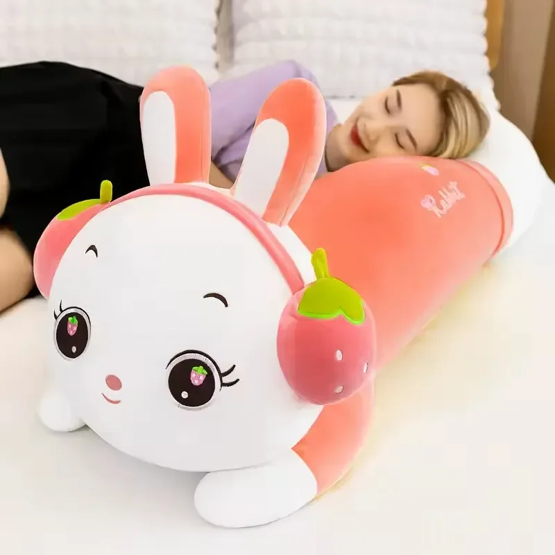 Strawberry Headphone Bunny Long Pillow (60 cm) - Image 8