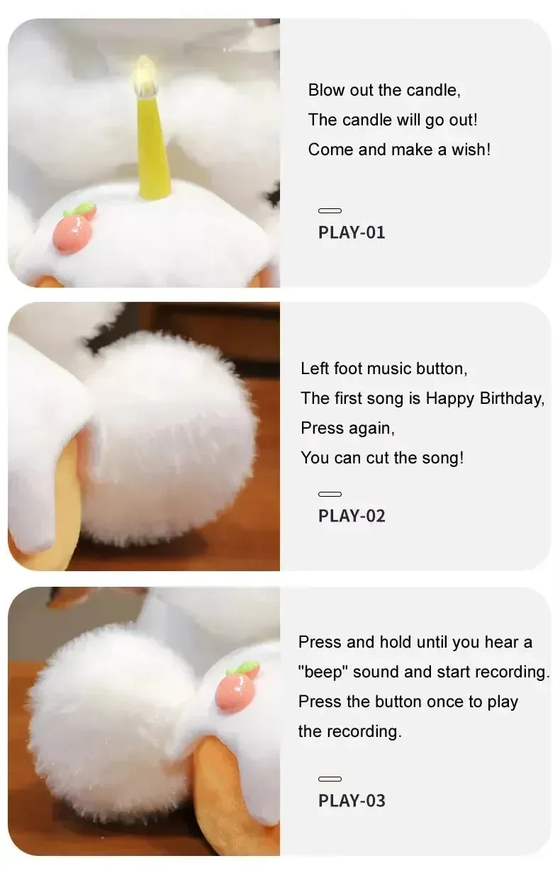 Birthday Serenade Interactive Teddy Bear - Image 13