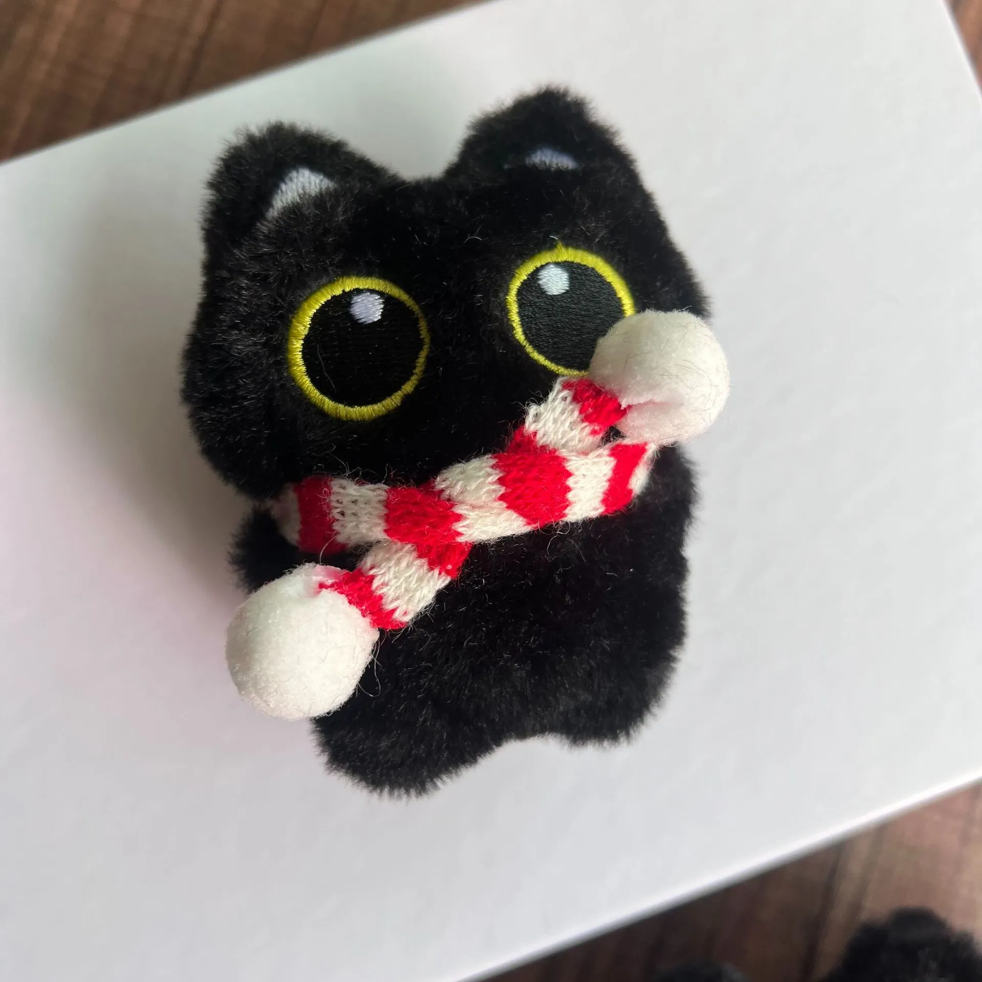 Black Hero Cat Plush Keychain - Image 11