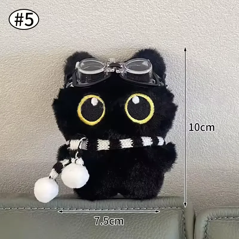 Black Hero Cat Plush Keychain - Image 17
