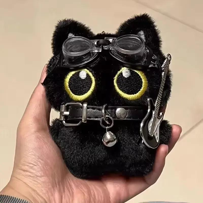 Black Hero Cat Plush Keychain - Image 3