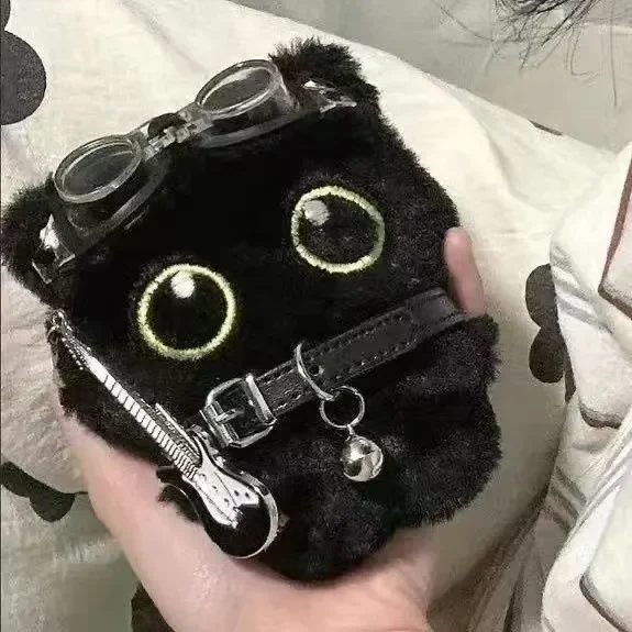 Black Hero Cat Plush Keychain - Image 7
