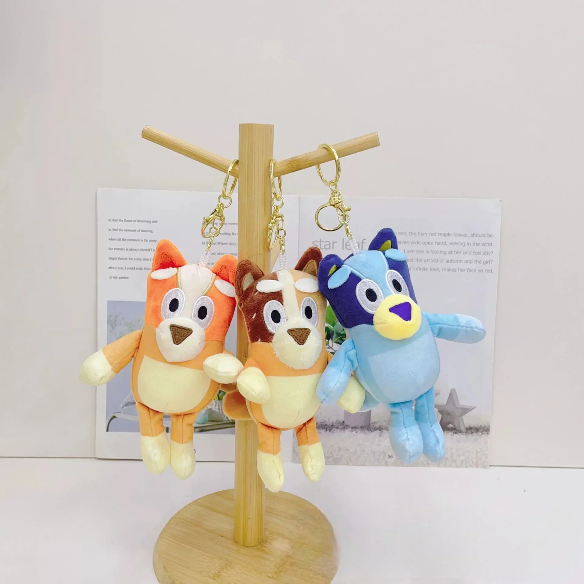 Bluey & Bingo Heeler Sisters Keychain