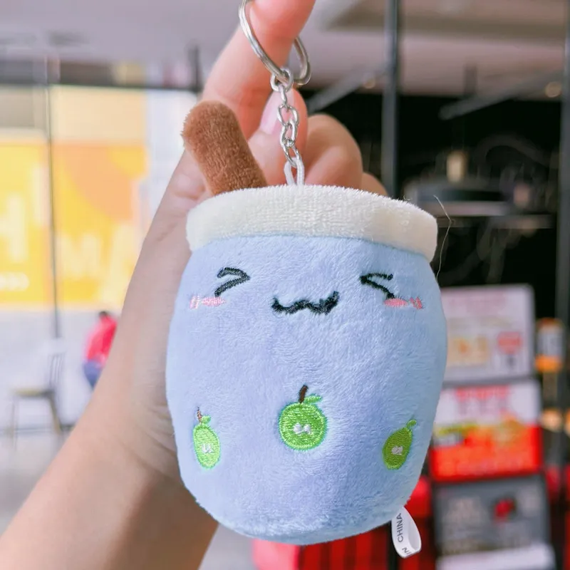 Boba Milk Tea Expressive Plush Keychain - Image 10