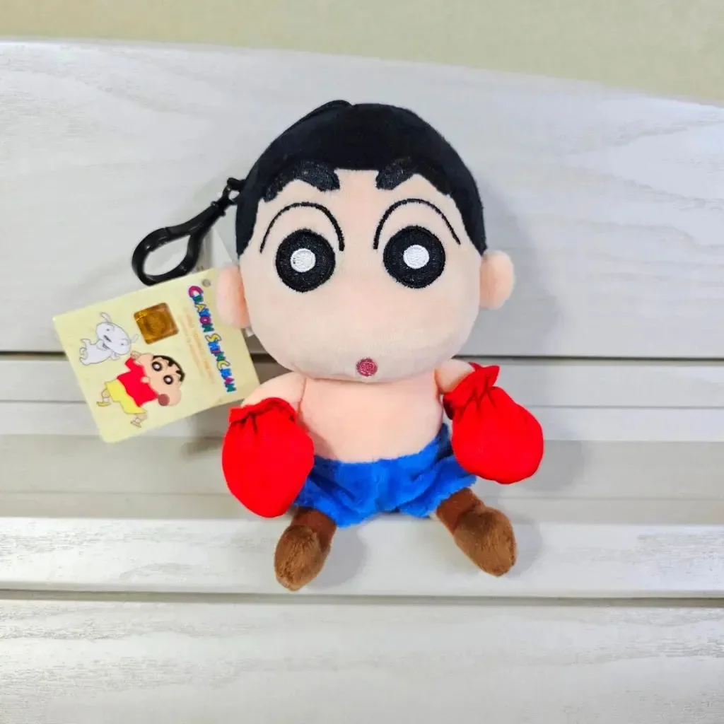 Boxer Shinchan Plush Keychain