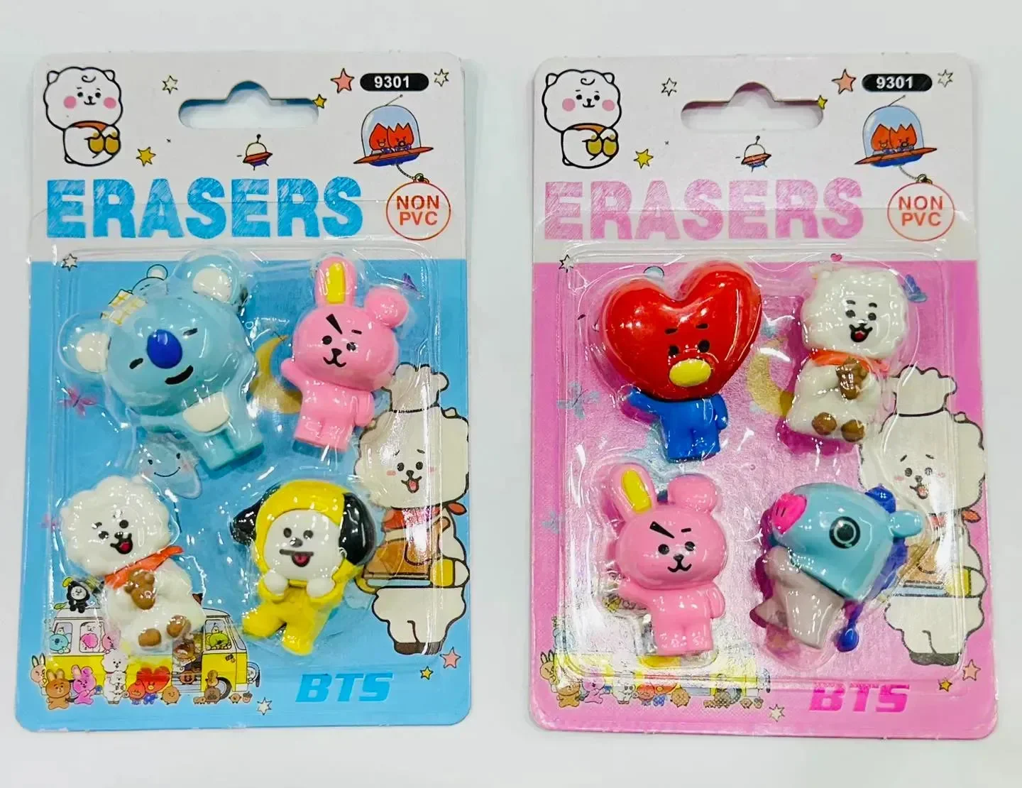 BT21 Clean Slate Eraser (Set of 4) - Image 10