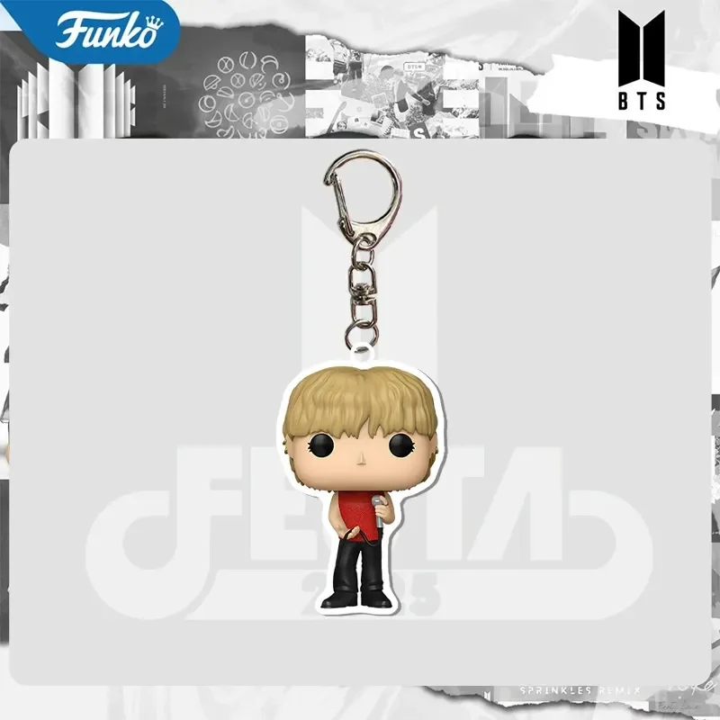 BTS Band Members Acrylic Keychain - Image 2