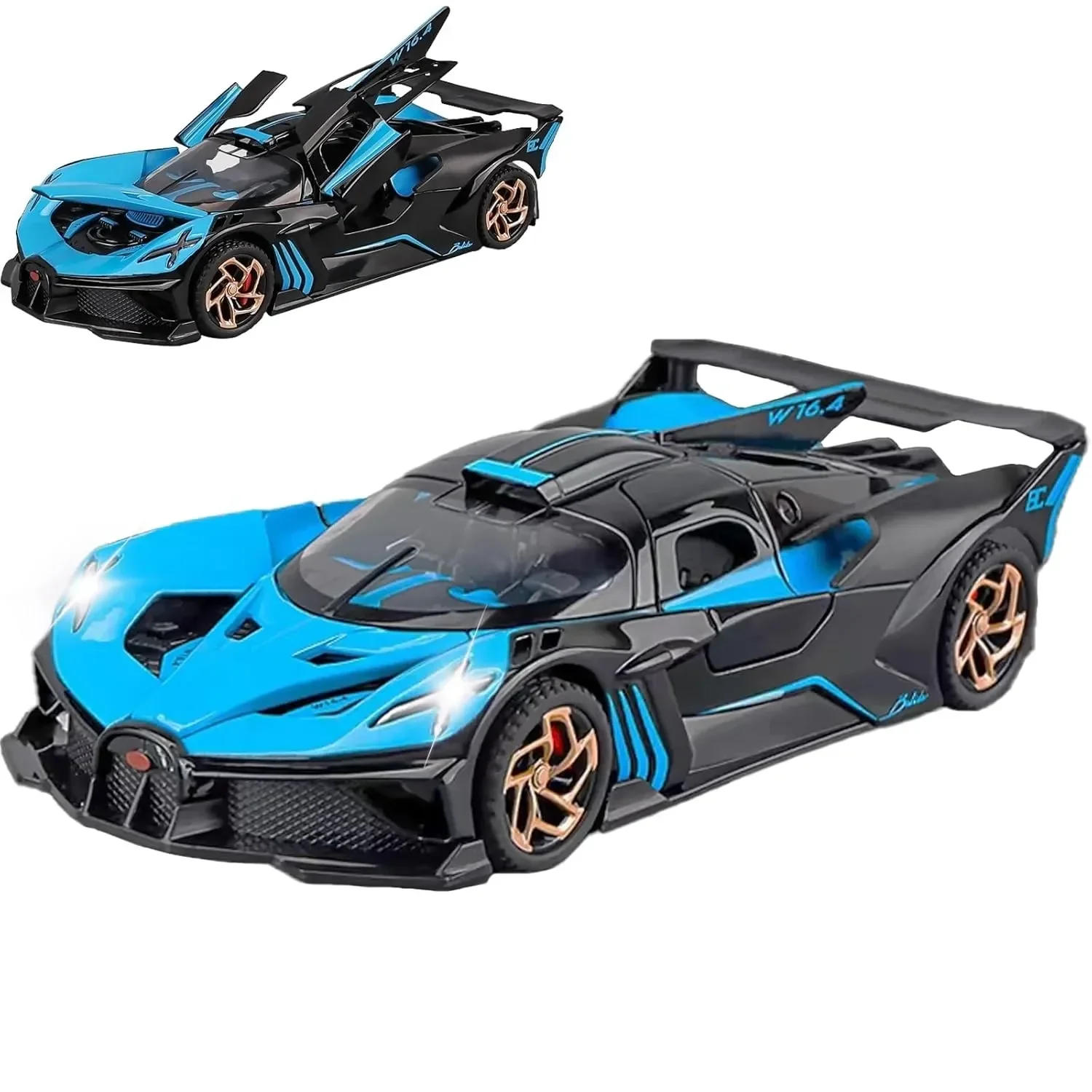 Bugatti Fire Meteor 1:32 Scale Die-Cast Supercar - Image 13