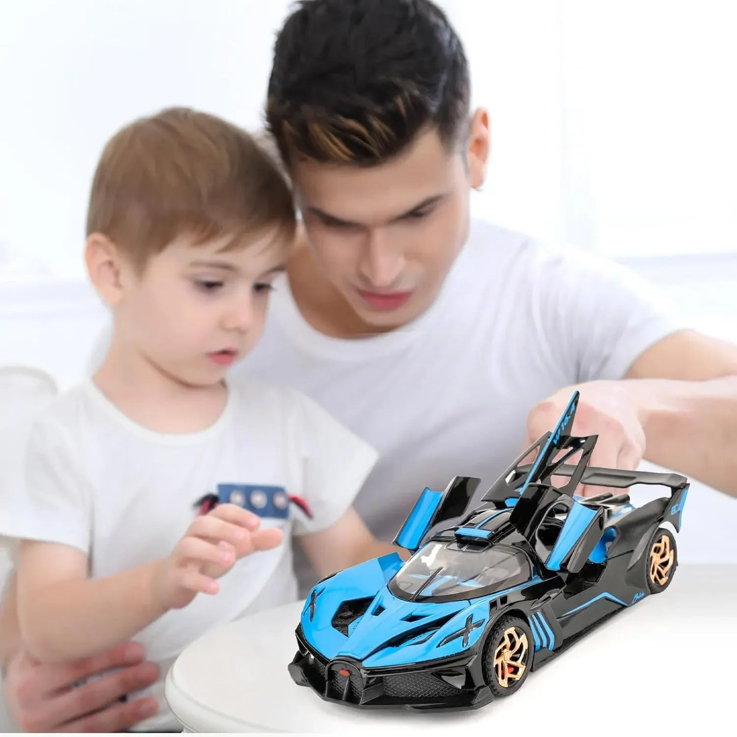 Bugatti Fire Meteor 1:32 Scale Die-Cast Supercar - Image 2