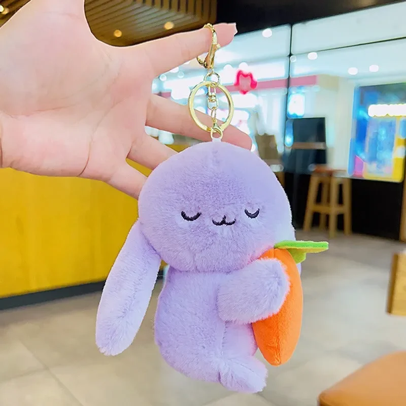 Bunny Bliss Nibbler Plush Keychain - Image 6