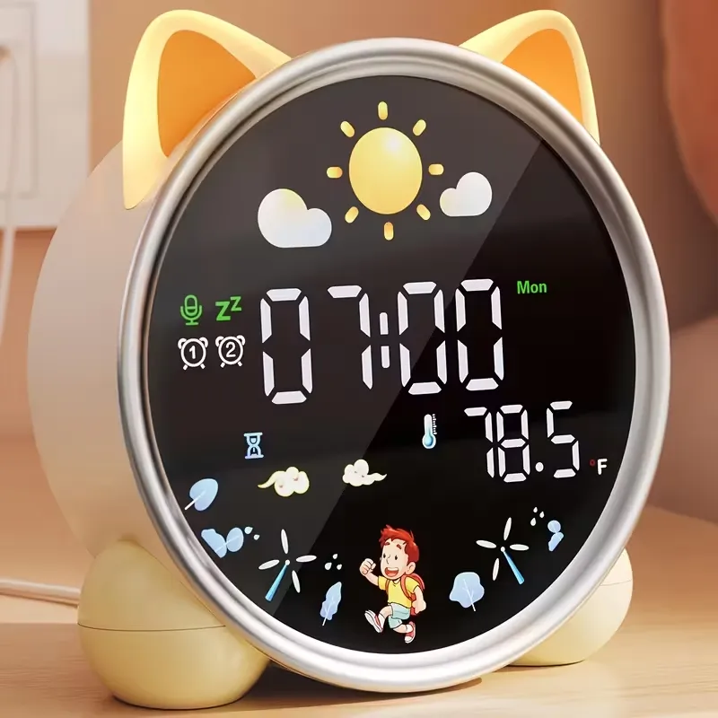 Bunny Cat Smart Alarm Clock - Image 2
