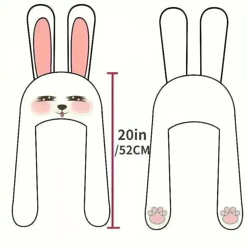 Bunny Plush Ear Moving Hat with Lights - Image 13