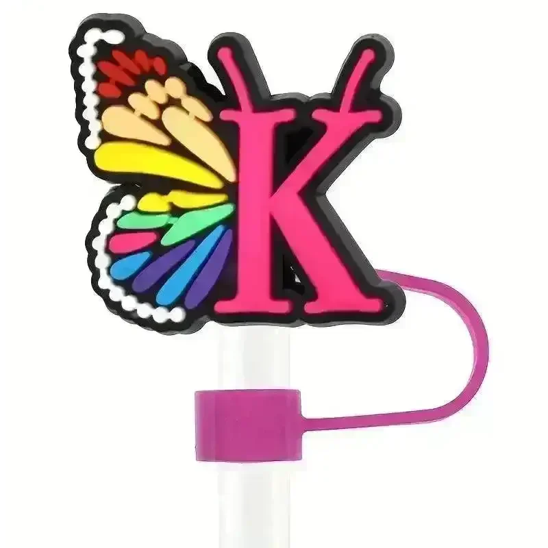 Butterfly Style Letters Silicone Straw Tip Covers For Stanley Cup - Image 19