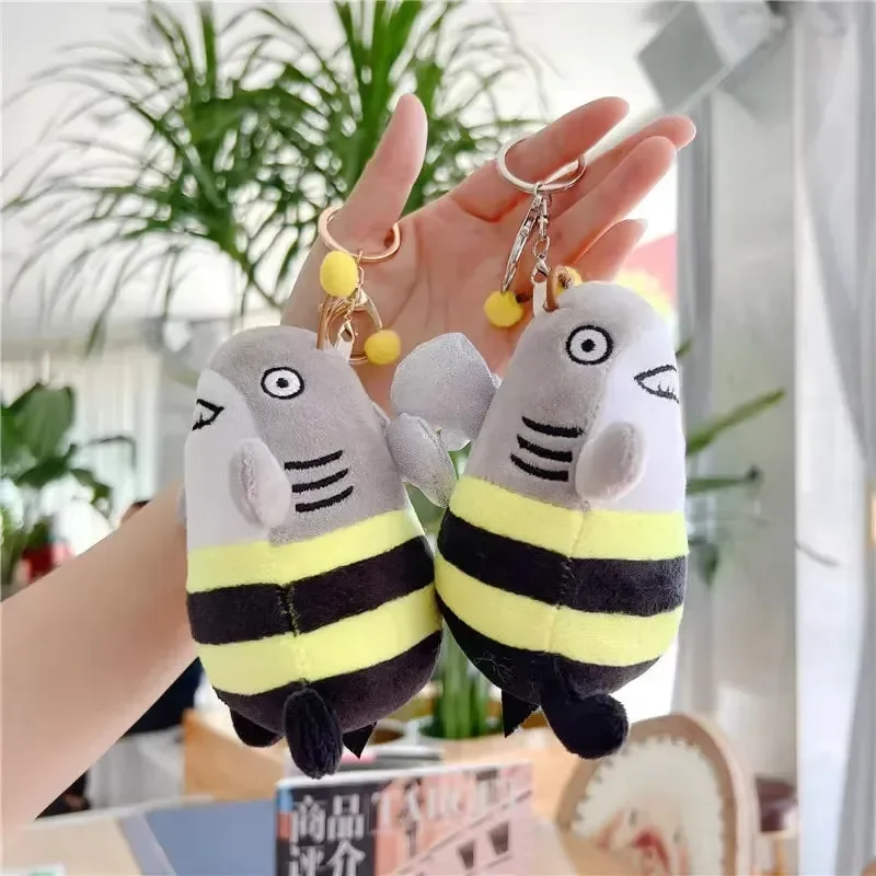 Buzzing Shark Buddy Plush Keychain - Image 4