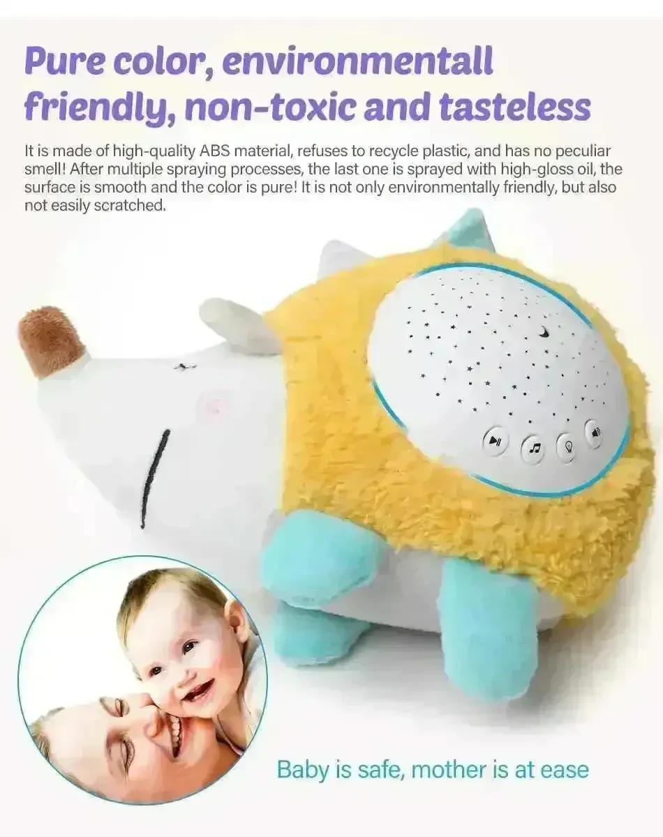 Calm Sleep LED Projector Stuffed Toy Light - Image 4