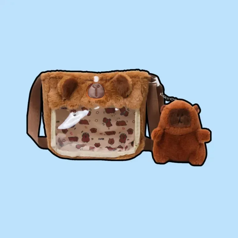 Capy-Go-Lucky Plush Backpack & Pouch Set - Image 4