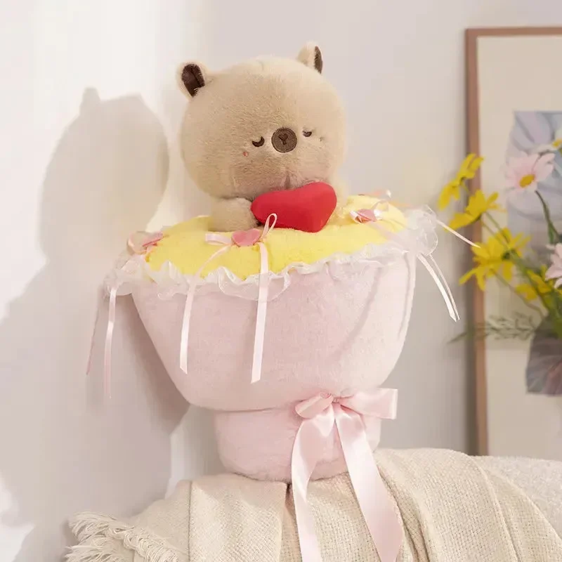 Heartfelt Hugs Capy-Panda Plush Bouquet - Image 6