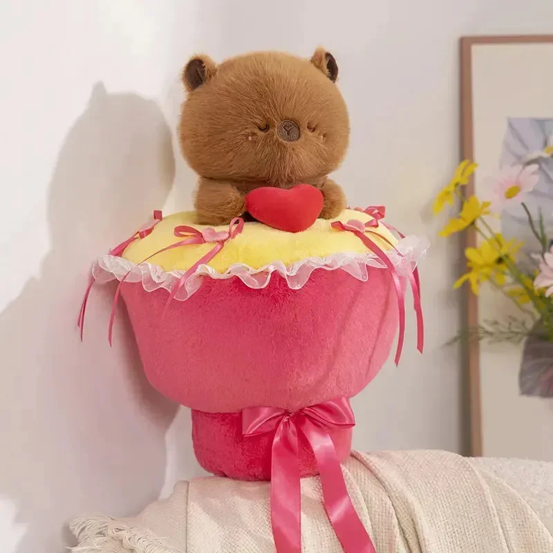 Heartfelt Hugs Capy-Panda Plush Bouquet - Image 9
