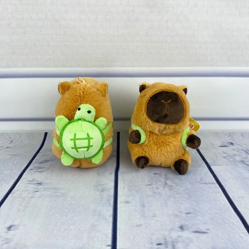 Capy Turtle Backpack Plush Keychain - Image 6