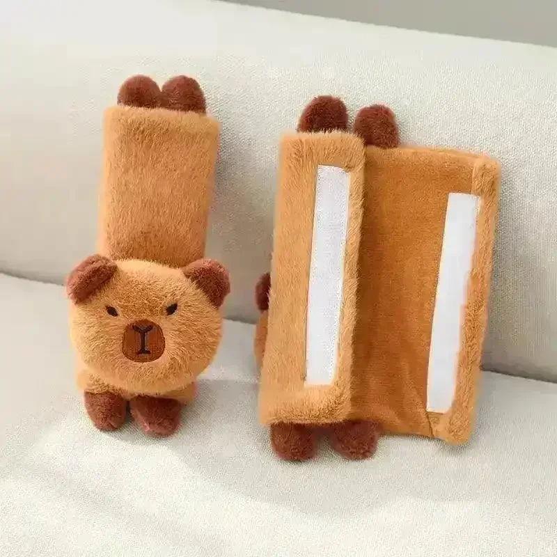 Capybara Car Headrest and Seatbelt Protector - Image 5