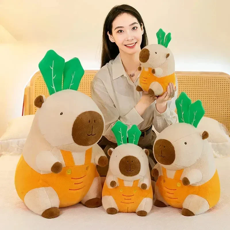 Capybara Carrot Plush Toy - Image 3