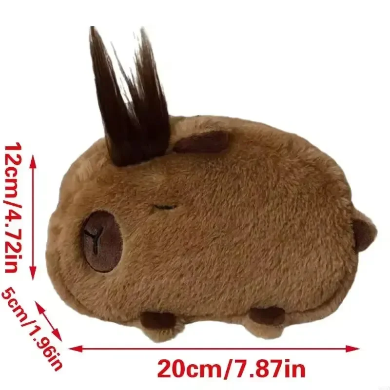 Rockstar Capybara Plush Pencil Pouch - Image 7