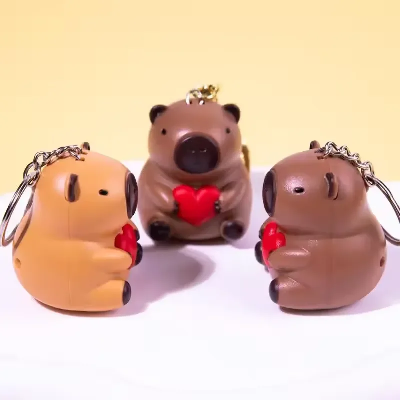 Capybara Heart-Throb Love You Keychain - Image 7
