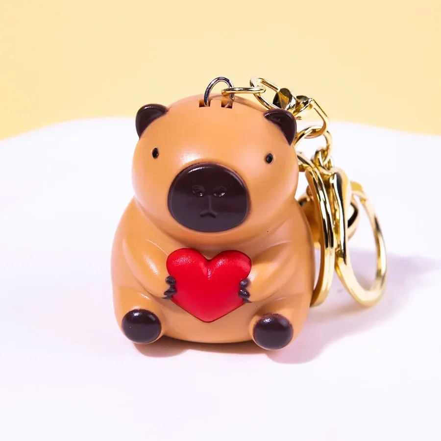 Capybara Heart-Throb Love You Keychain - Image 8