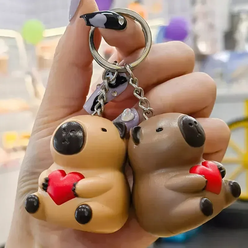 Capy Kiss I Love You Keychain - Image 8