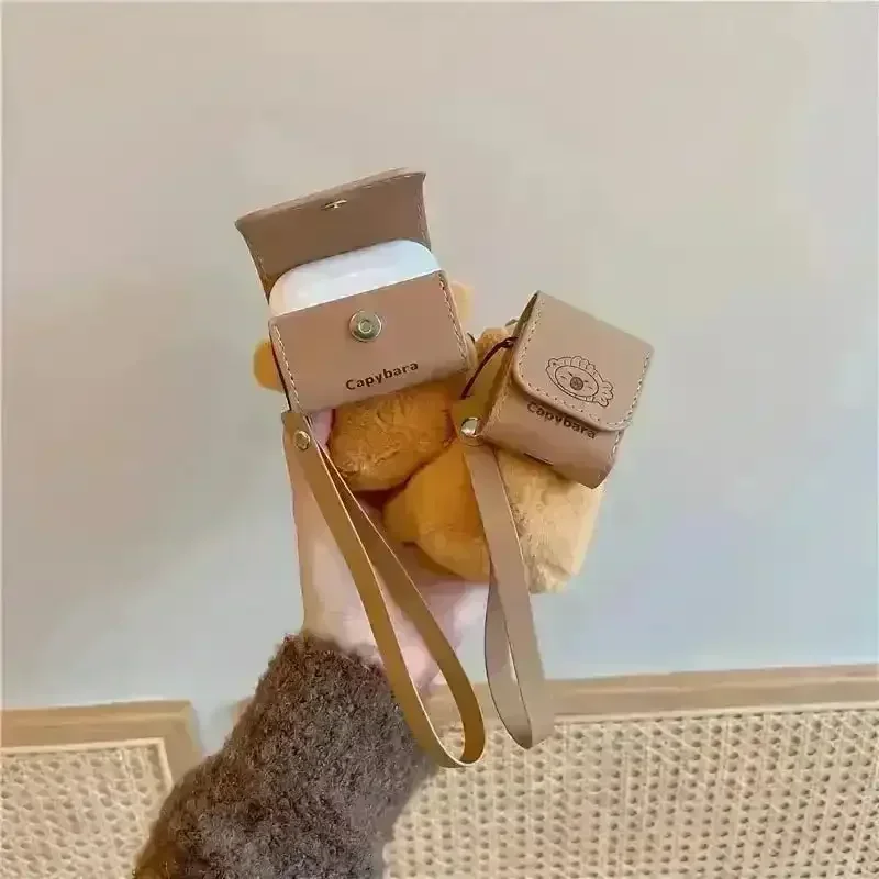 Capybara Plush Pouch AirPods Case - Image 3