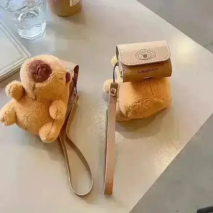 Capybara Plush Pouch AirPods Case - Image 5