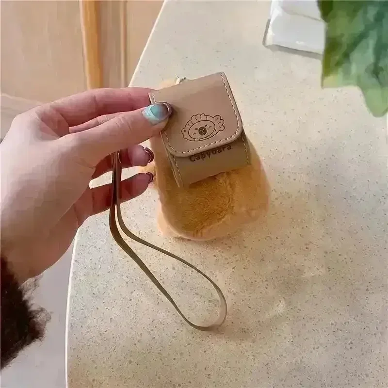 Capybara Plush Pouch AirPods Case - Image 6