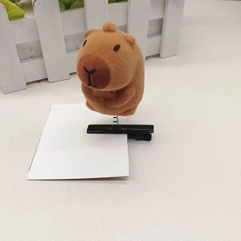 Capybara Velvet Zen Hair Clip - Image 8