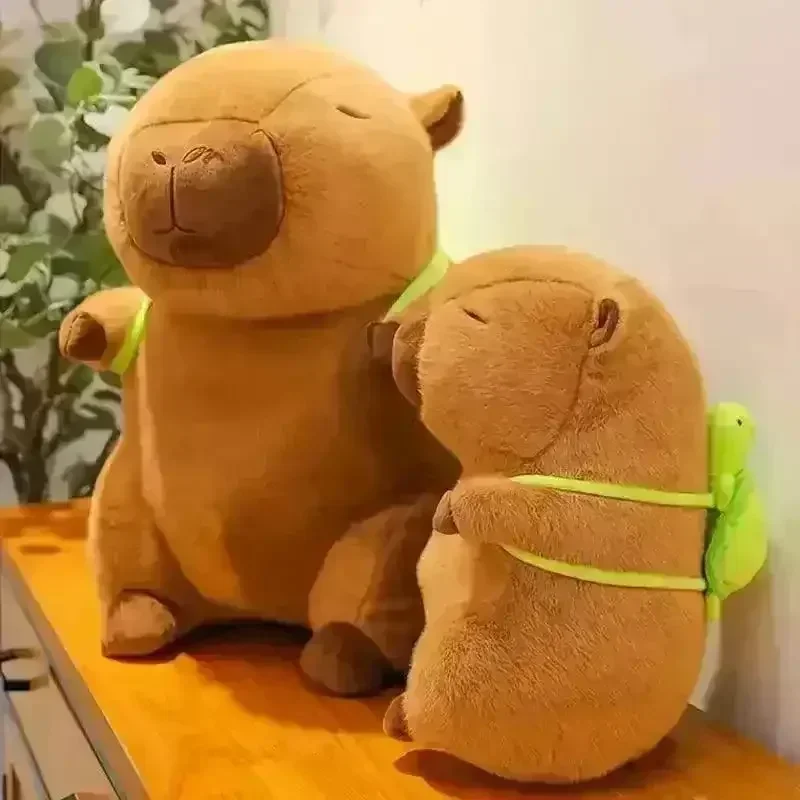 Capybara with Little Turtle Plush Doll - Image 3