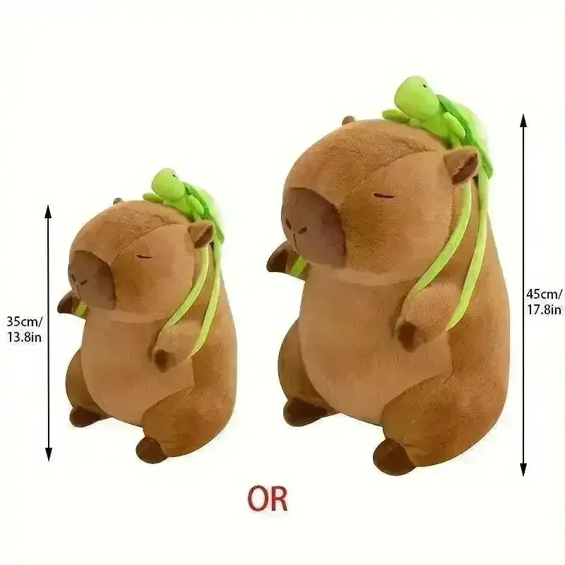 Capybara with Little Turtle Plush Doll - Image 7