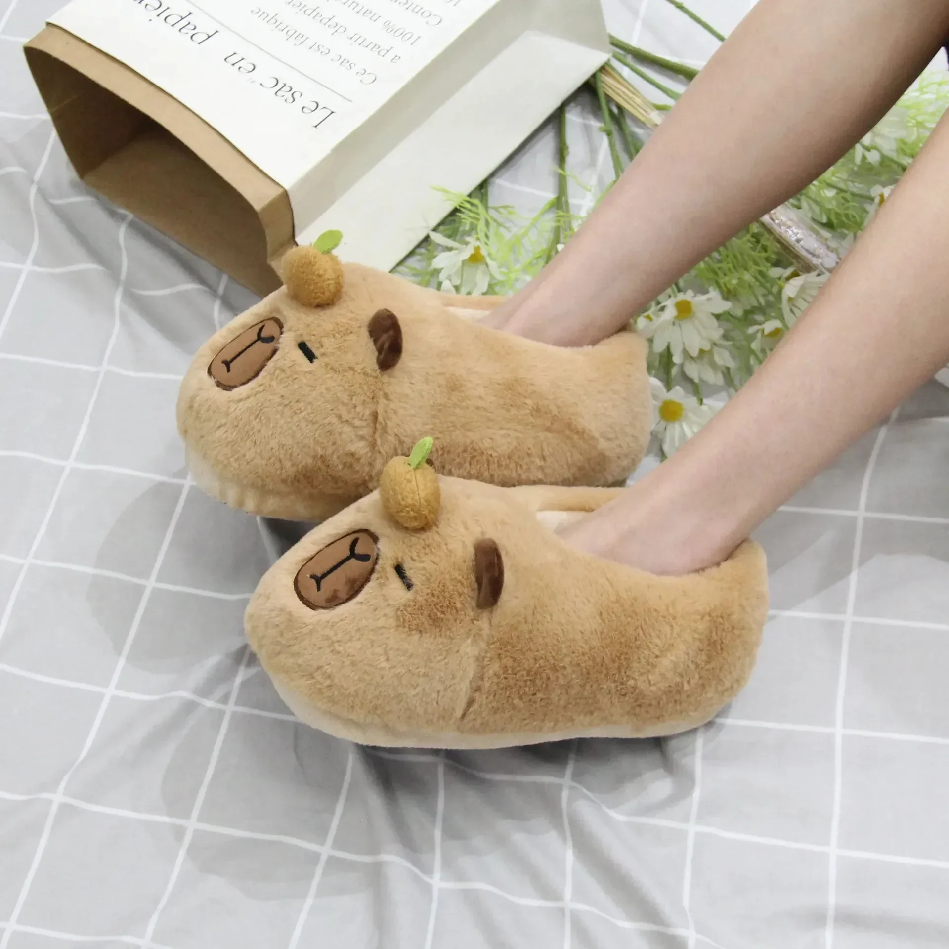 Capybila Comfort Indoor Plush Slippers - Image 4
