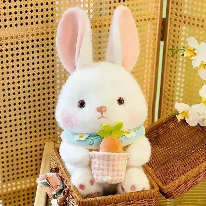 Carrot Basket Rabbit Plushie - Image 6
