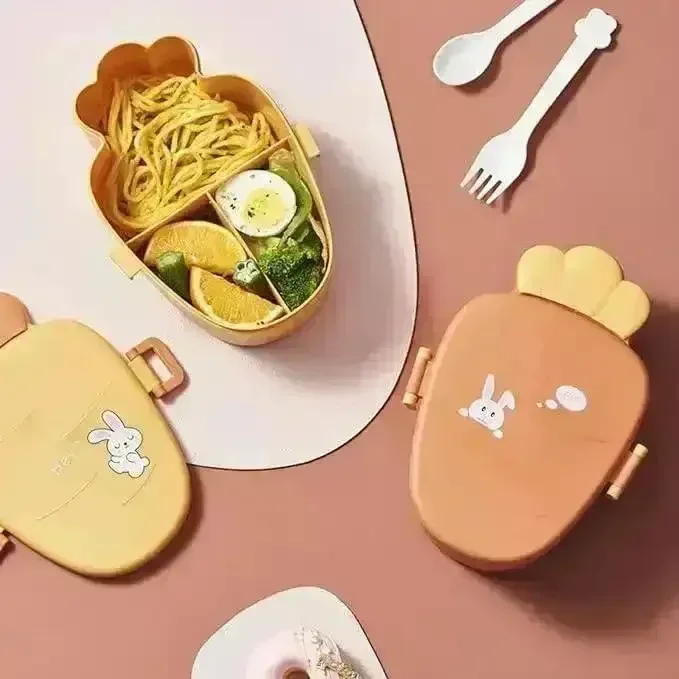 Carrot Bliss Kids Tiffin Box - Image 5