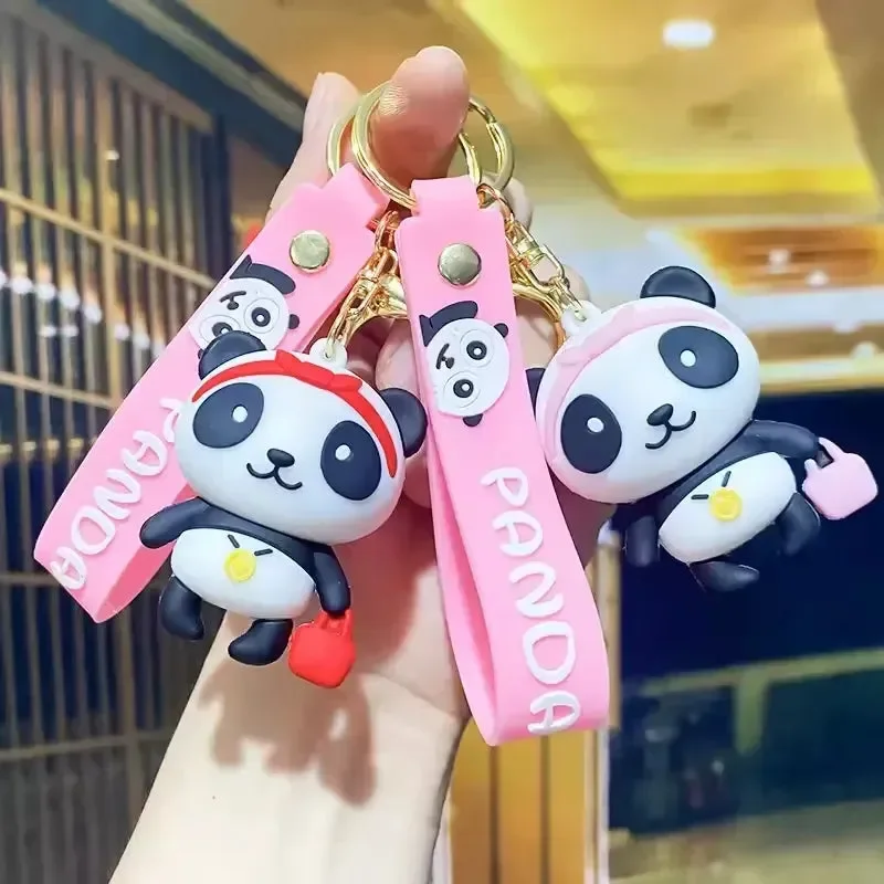 Carry-Cute Clutch Panda Keychain - Image 4