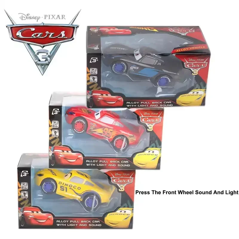 Cars 3 Lights & Sound Pull Back Car - Image 7