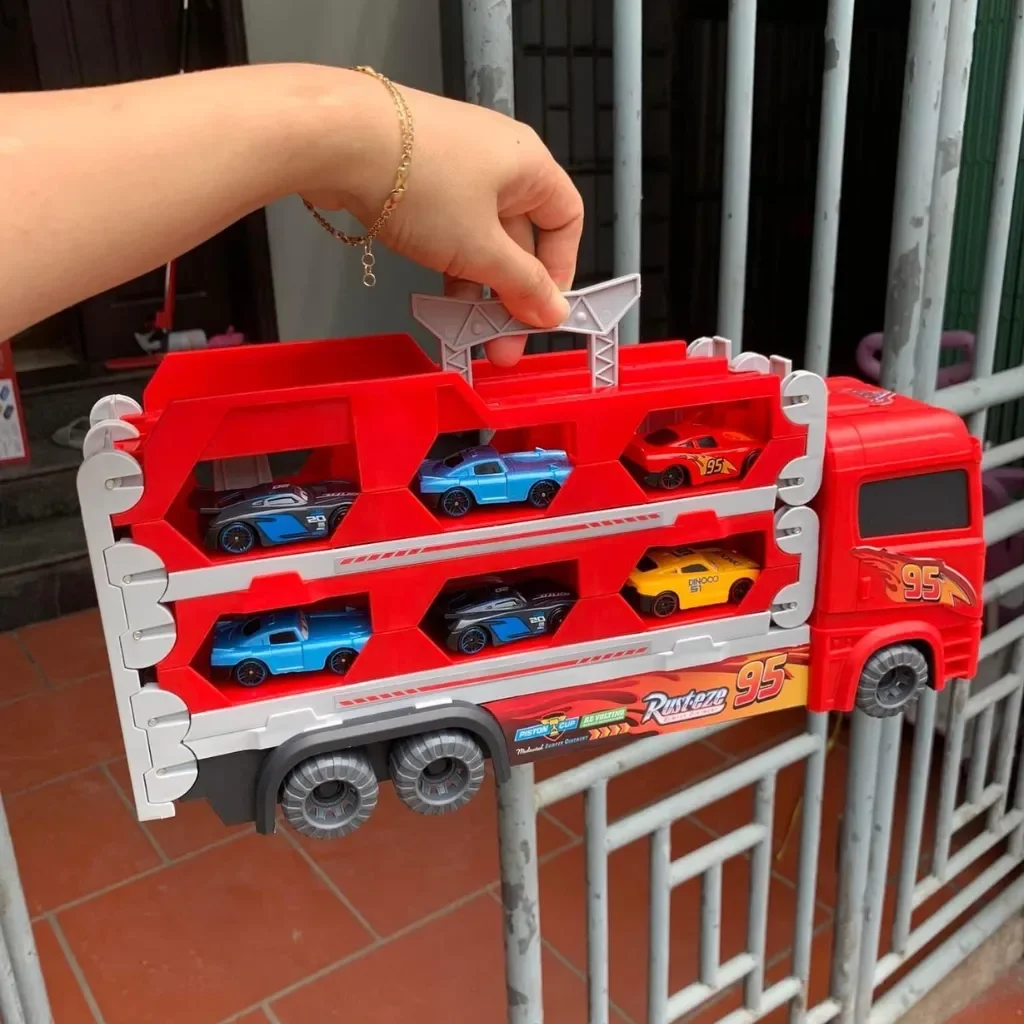 Cars Transporter Race Track Truck - Image 2